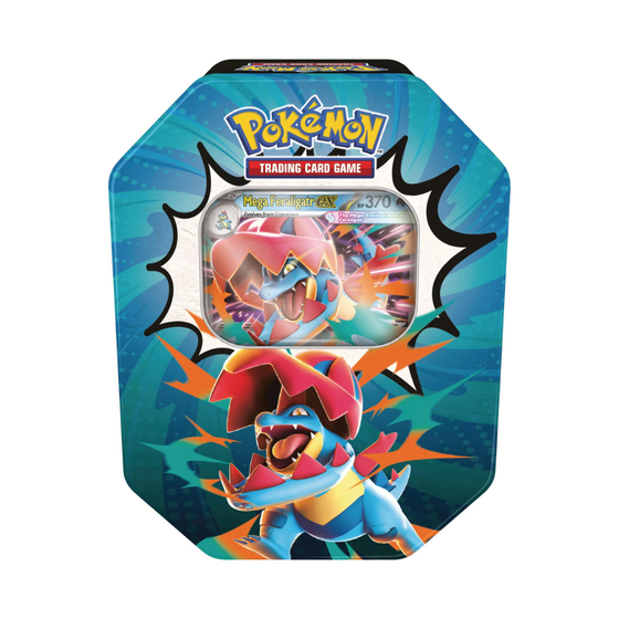 Pokemon Ascended Heroes Tin - Mega Feraligatr Ex