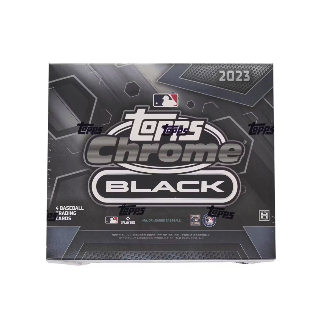 2023 Topps Chrome Black Baseball Hobby Box Hobbiesville