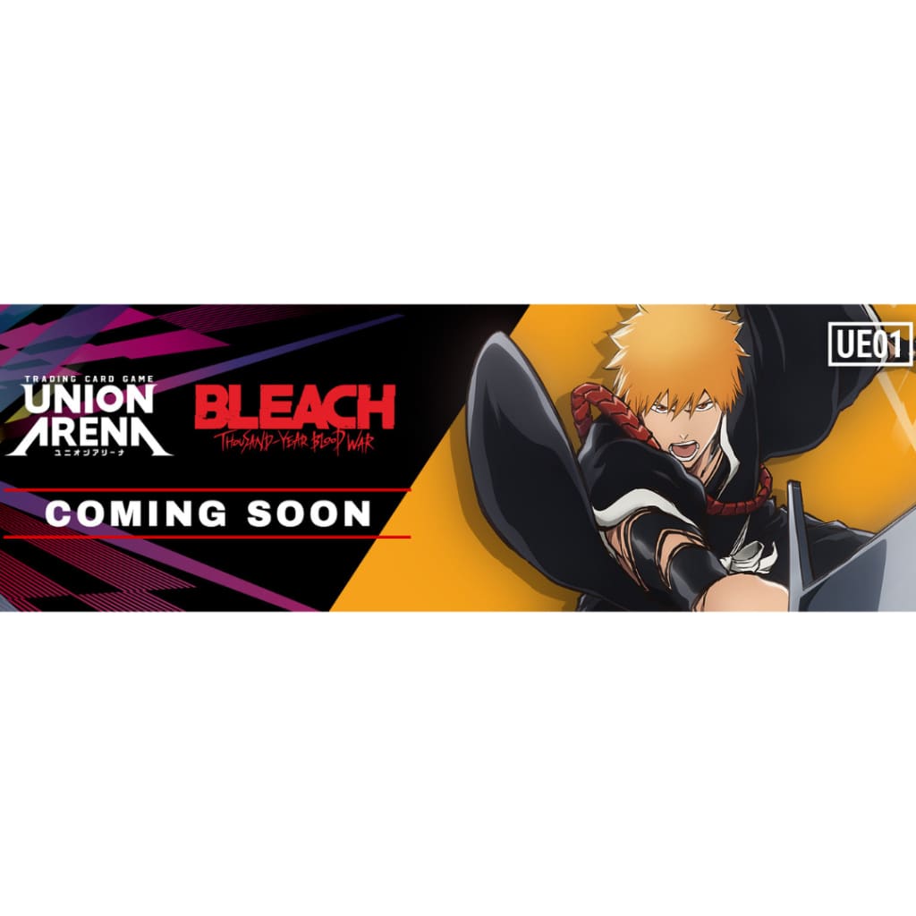 bleach thousand year blood war booster box Union Arena UA08 Bleach Thousand Year Blood War Booster Box (16 packs)