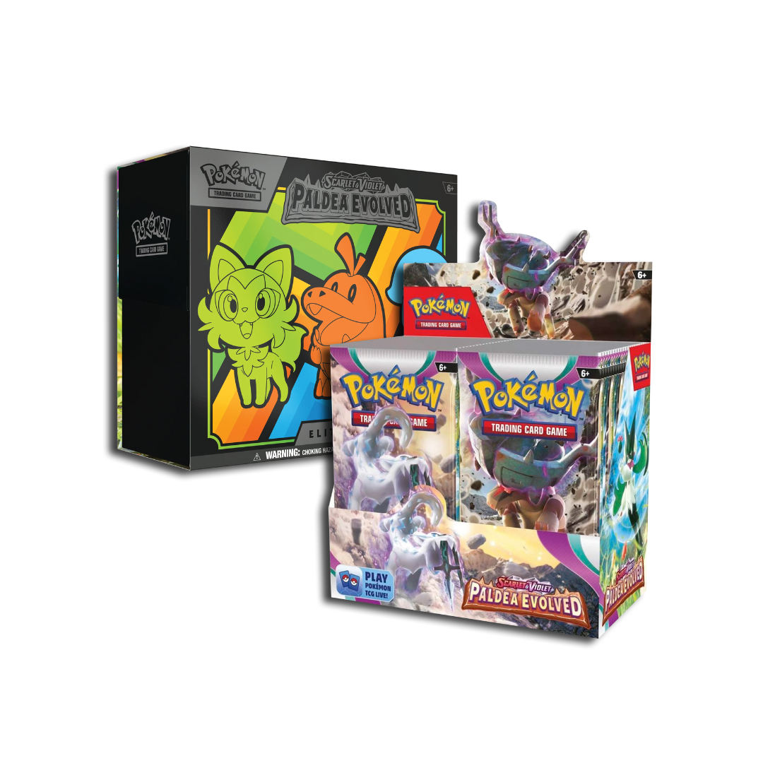 Pokémon: Scarlet and Violet - Paldea Evolved Booster Box + ETB Combo