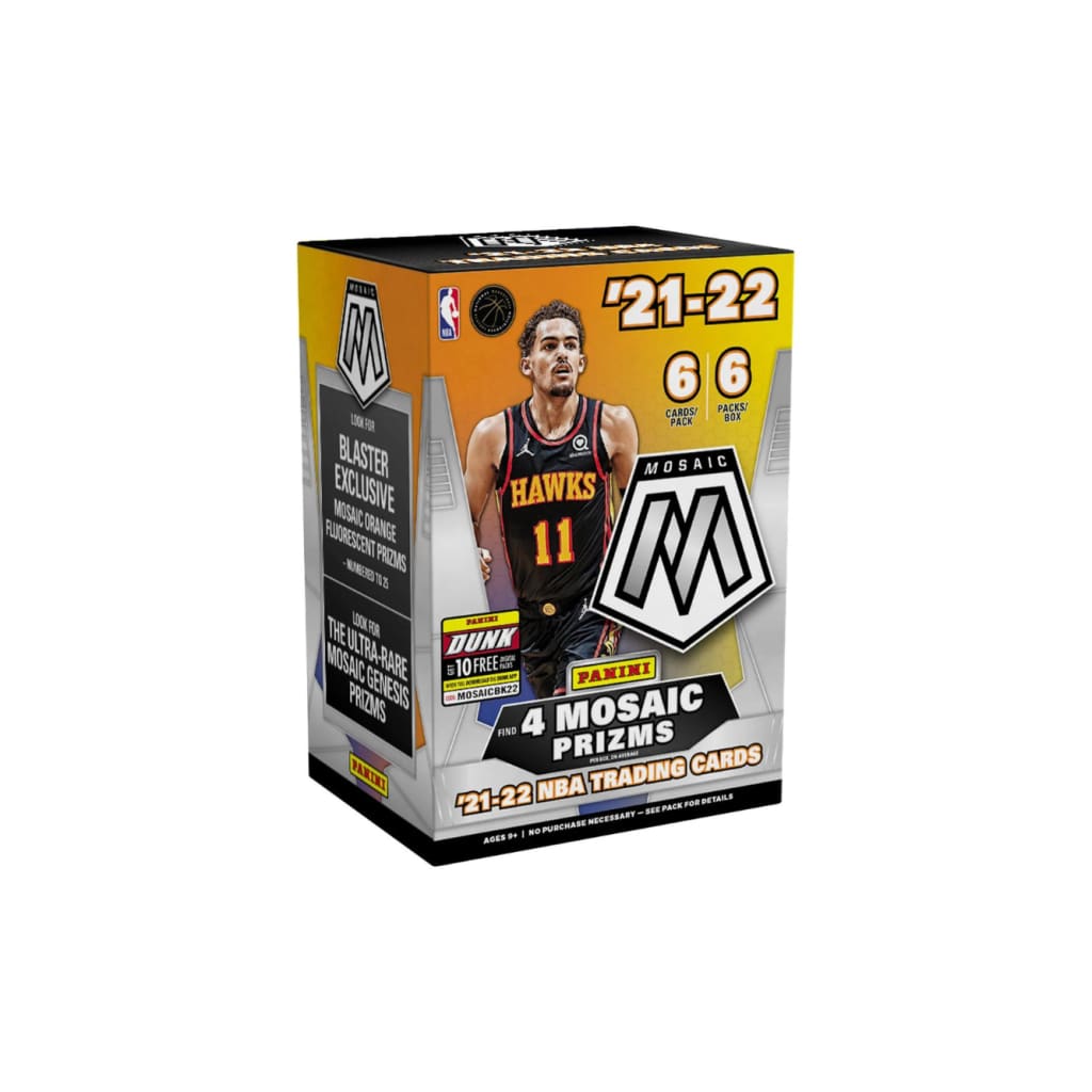 2021-22 Panini Mosaic NBA Basketball Blaster Box Trading