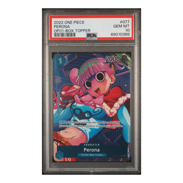 2022 one Piece Op01-romance Dawn #077 Perona Box Topper – Hobbiesville