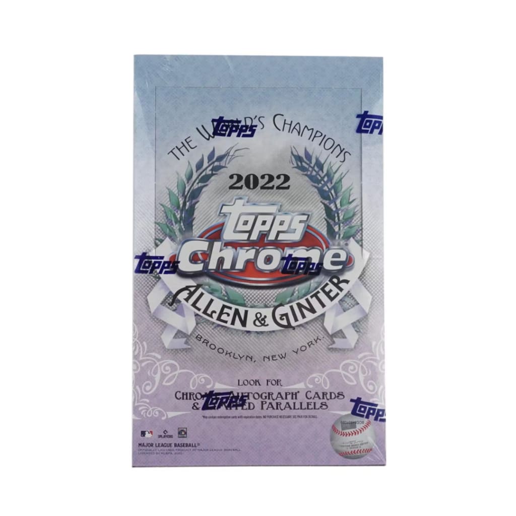 2022 Topps Allen & Ginter Chrome Baseball Hobby Box