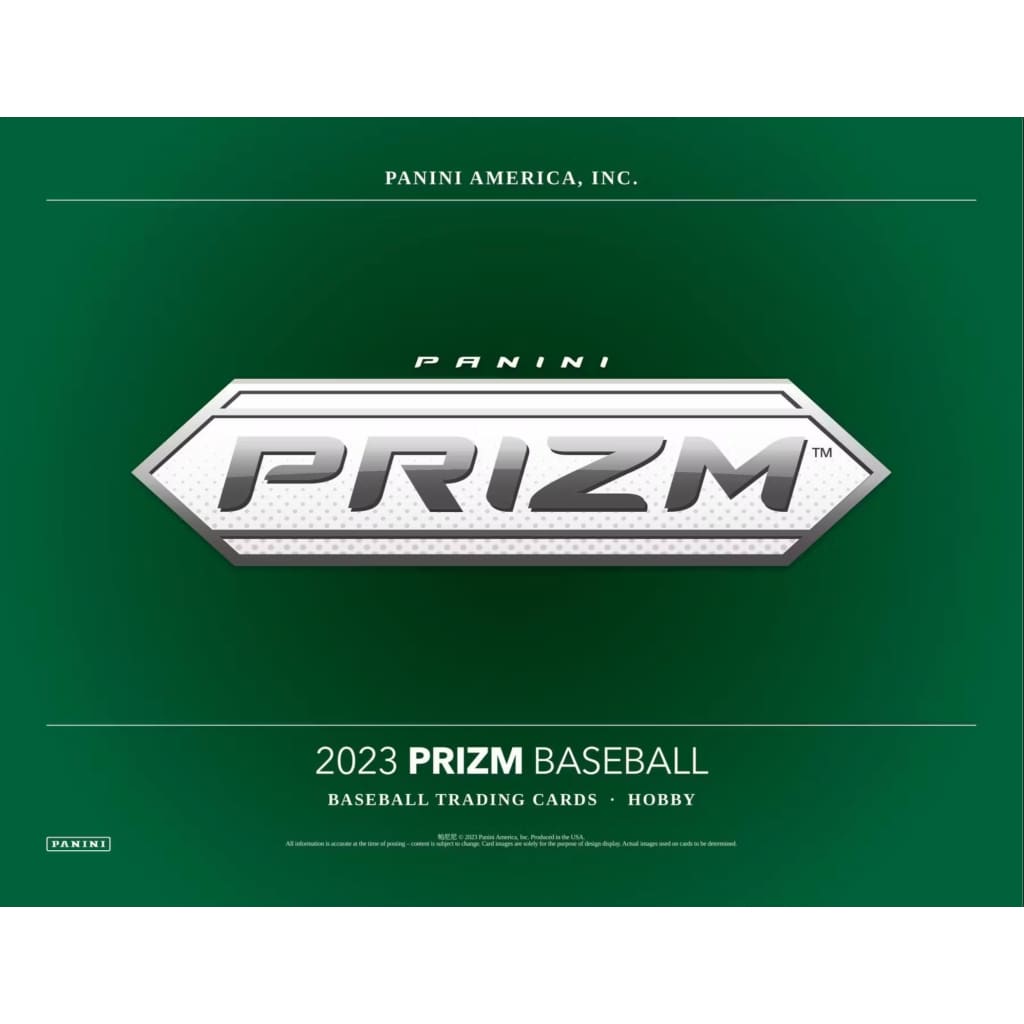 2023 Panini Prizm Baseball Hobby Box