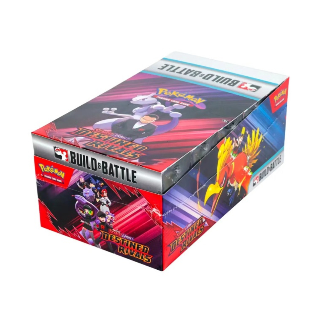 Pokemon SV10 Destined Rivals Prerelease Build & Battle Kit DISPLAY BOX ...