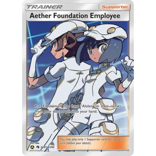 Aether Foundation Employee (SV81/094) Ultra Rare Holofoil