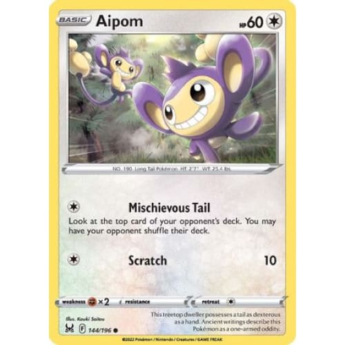 Aipom (144/196) Common - Single