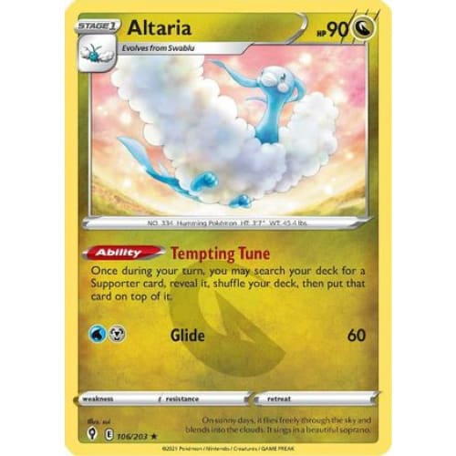 Altaria (106/203) Rare Classic - Single