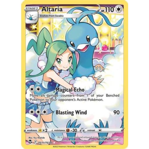 Altaria (TG11/030) Trainer Gallery Rare Holo Holofoil