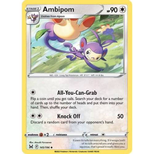 Ambipom (145/196) Uncommon - Single