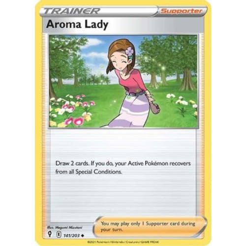 Aroma Lady (141/203) Uncommon Reverse Holofoil - Single