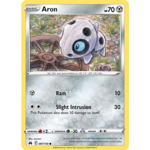 Aron (087) Common Reverse Holofoil - Single