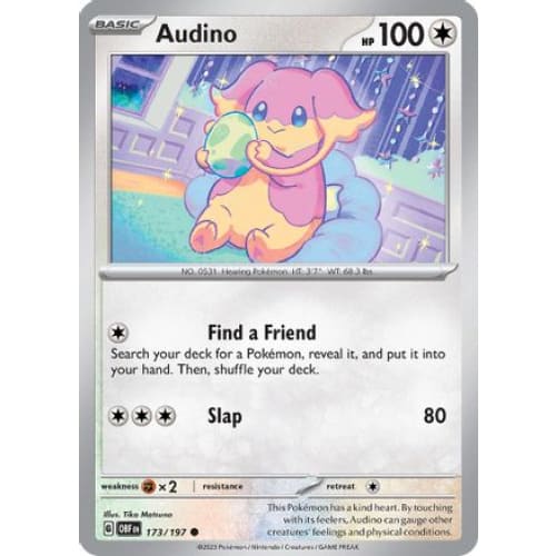 Audino (173/197) Common Reverse Holofoil - Single