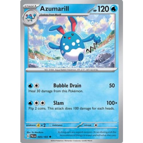 Azumarill (45) Uncommon Reverse Holofoil - Single