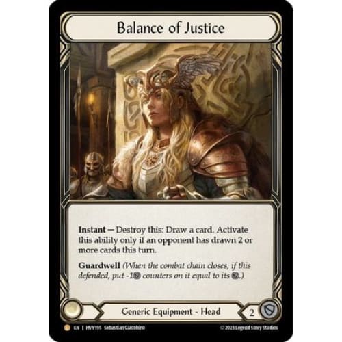 Balance of Justice (heavy Hitters) Cold Foil by Heavy – Hobbiesville