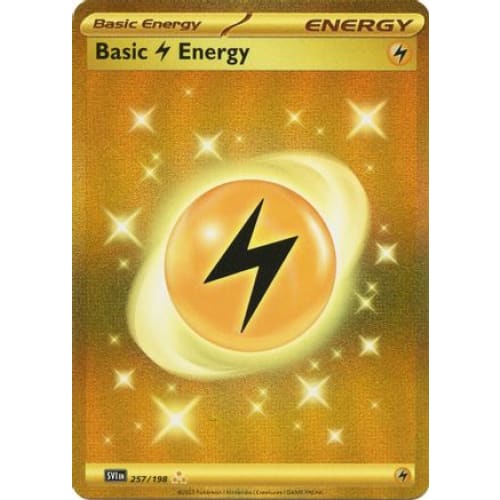 Basic Lightning Energy - 257/198 (257) Hyper Rare Holofoil
