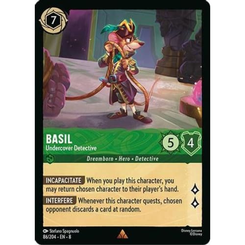 Basil - Undercover Detective (86/204) - Reign of Jafar Cold