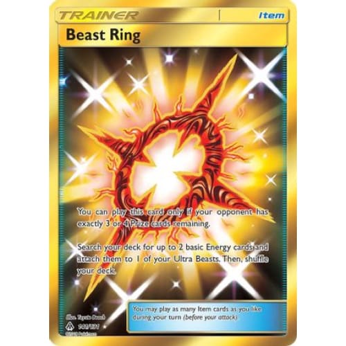 Beast Ring (141/131) Secret Rare Holofoil - Single