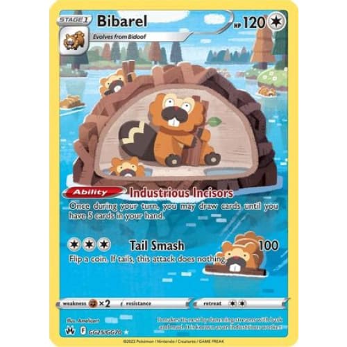 Bibarel (GG25) Holo Rare Holofoil - Single