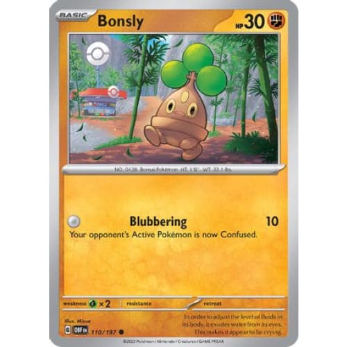 Bonsly (110) Common Reverse Holofoil - Single