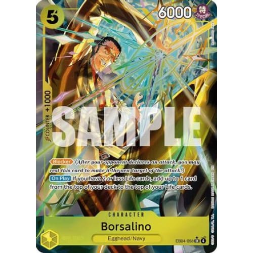 Borsalino (Alternate Art) EB04-058 SR Adventure on Kami’s