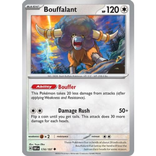 Bouffalant (174/197) Uncommon - Single