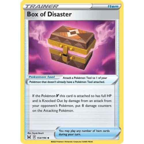 Box of Disaster (154/196) Uncommon Reverse Holofoil - Single