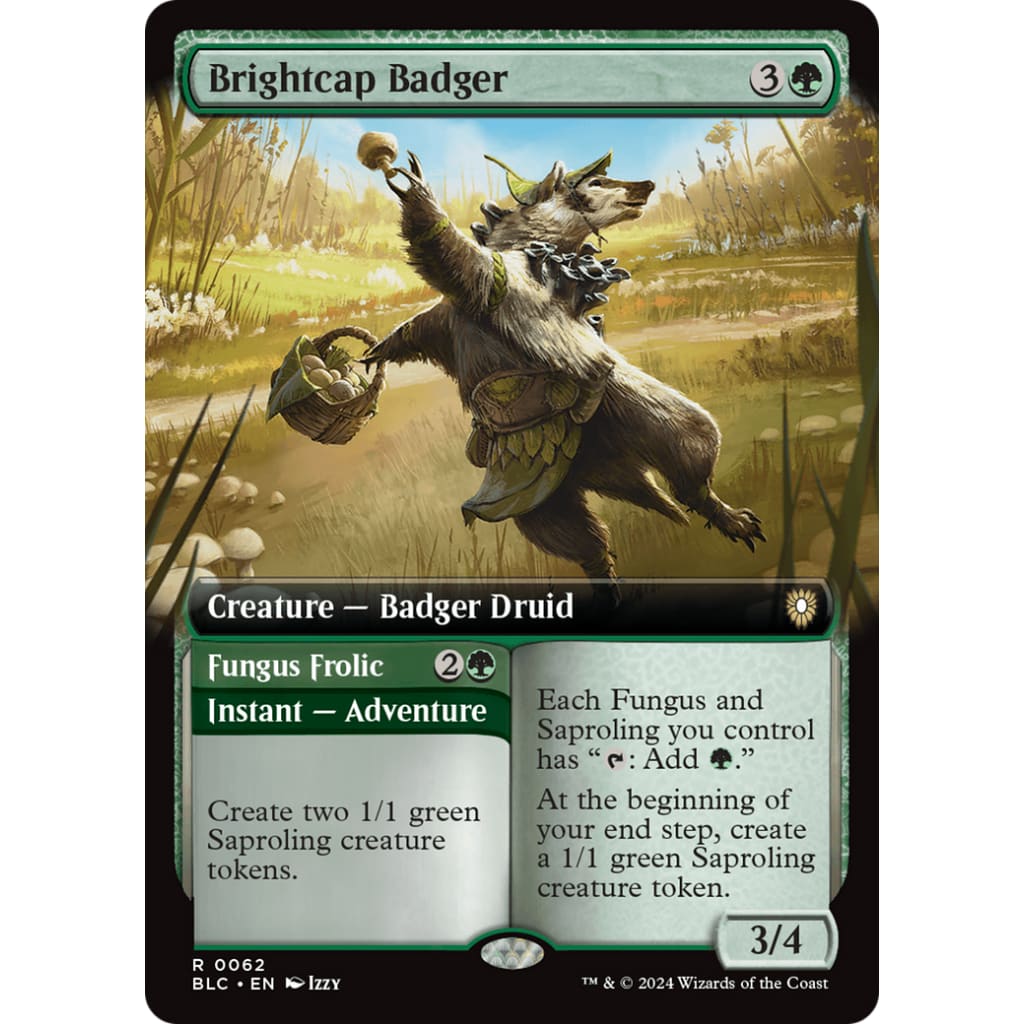 Brightcap Badger // Fungus Frolic (BLC-062) Foil - Single
