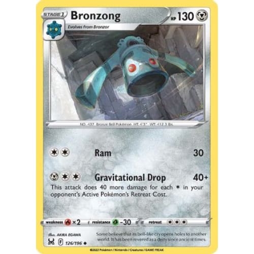 Bronzong (126/196) Uncommon - Single