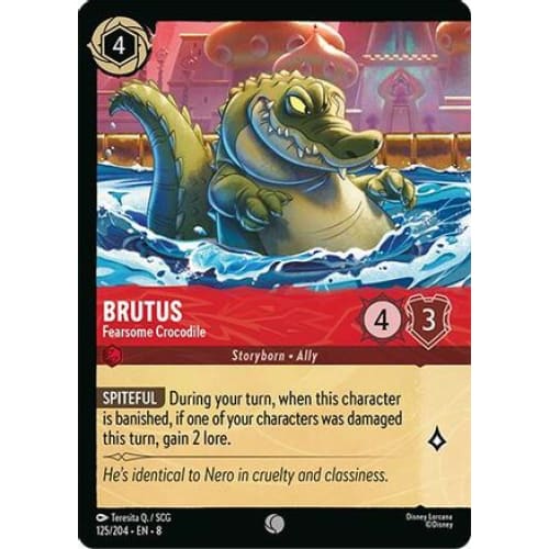 Brutus - Fearsome Crocodile (Foil) (125/204) - Reign