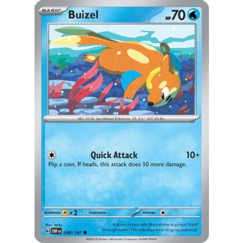 Buizel (048/197) Common Reverse Holofoil - Single