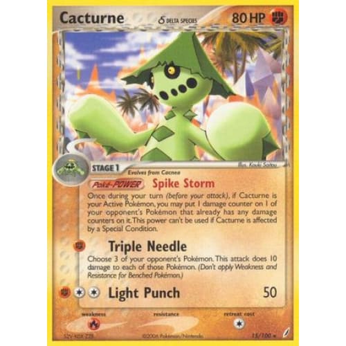 Cacturne δ (015/100) Rare Classic - Single