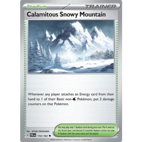 Calamitous Snowy Mountain (174) Uncommon Reverse Holofoil