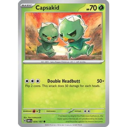 Capsakid (024/197) Common Reverse Holofoil - Single