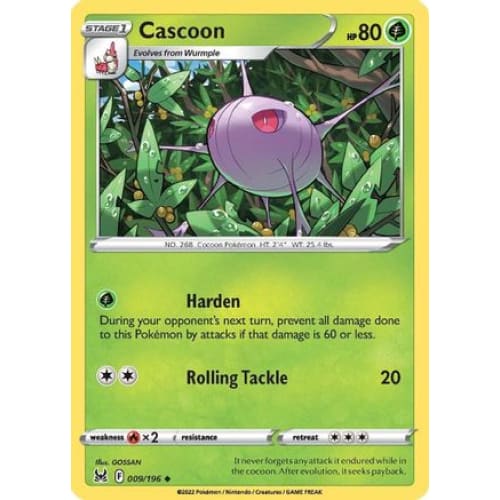Cascoon (009/196) Uncommon - Single