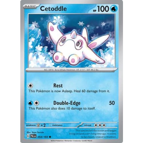 Cetoddle - 054/193 (54) Common Reverse Holofoil - Single