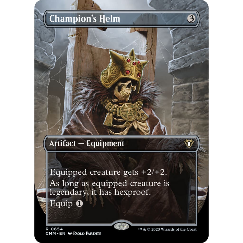Champion’s Helm (CMM-654) (Borderless) Foil - Single