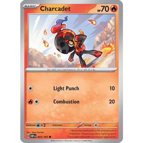 Charcadet (043/197) Common Reverse Holofoil - Single