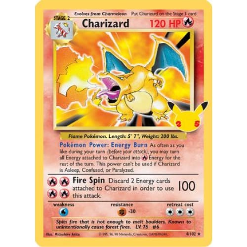 Charizard (004/025) Rare Holofoil - Single