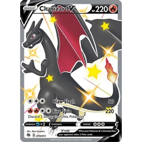 Charizard V (079/073) Secret Rare Holofoil - Single