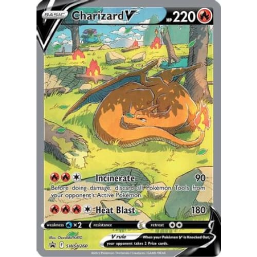 Charizard V (SWSH260/184) Promo Holofoil - Single