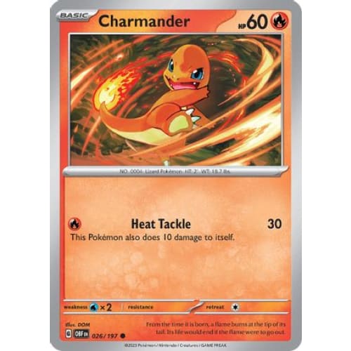 Charmander (026/197) Common - Single