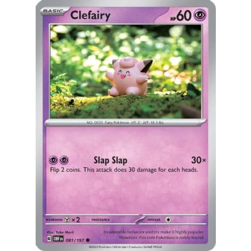 Clefairy (081/197) Common Reverse Holofoil - Single