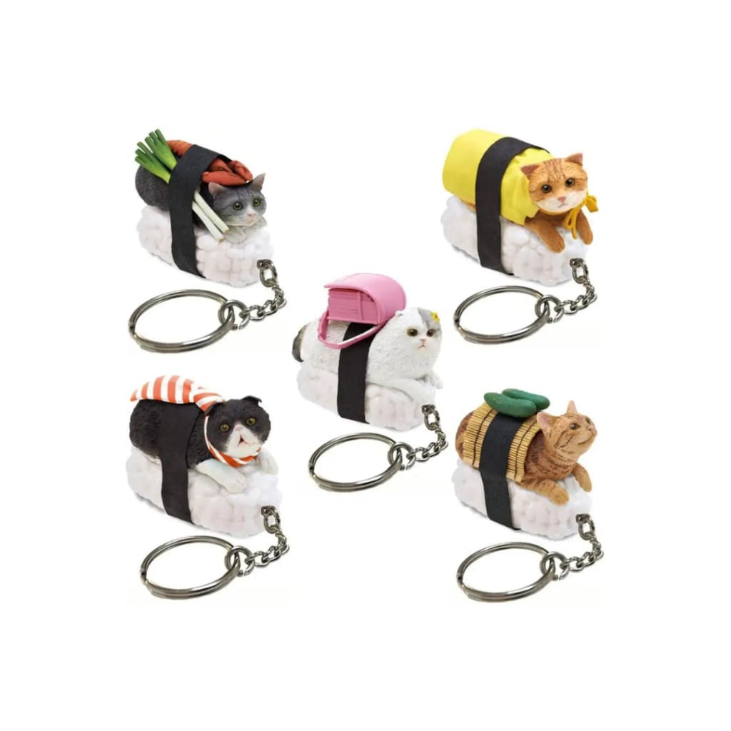 Clever Idiots Sushi Cat Key Ring Blind Box Vol 1