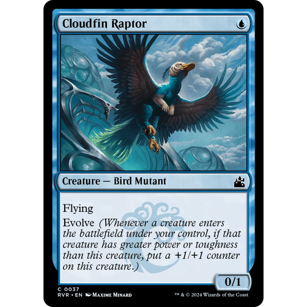 Cloudfin Raptor (rvr-037) by Ravnica Remastered – Hobbiesville