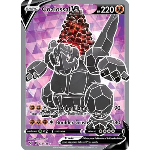 Coalossal V (173/185) Ultra Rare Holofoil - Single