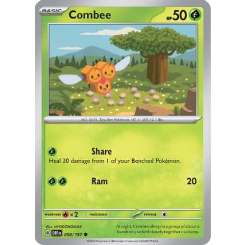 Combee (008/197) Common Reverse Holofoil - Single