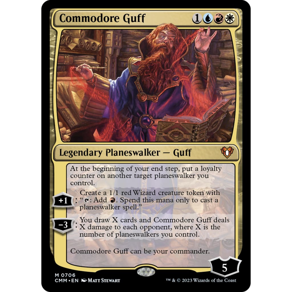 Commodore Guff (cmm-706) by Commander Masters | Hobbiesville