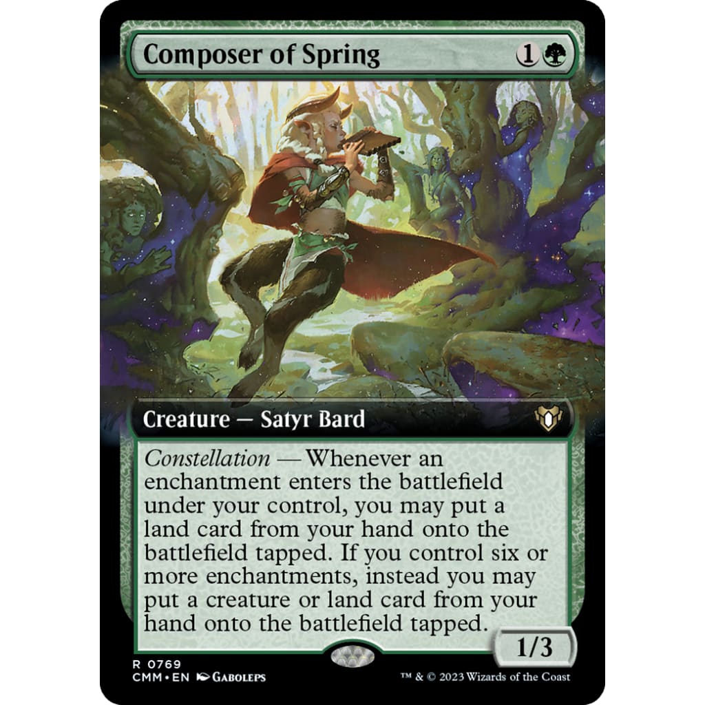 Composer of Spring (CMM-769): (Extended Art) - Single