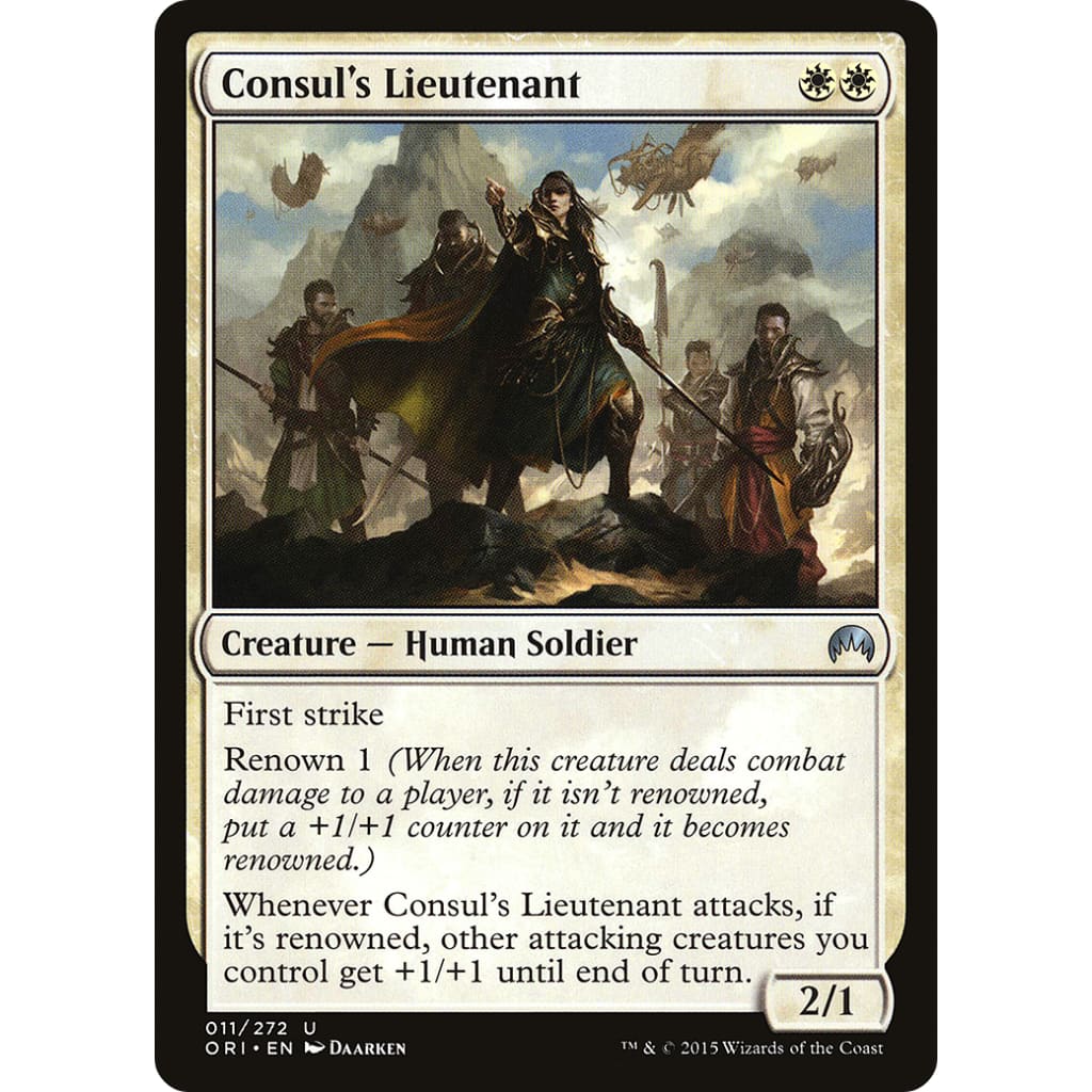 Consul's Lieutenant (ori-011) Foil by Magic Origins – Hobbiesville